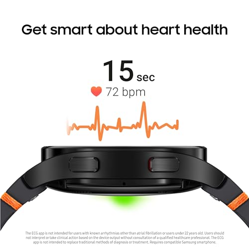Samsung Galaxy Watch FE 40mm Bluetooth AI Smartwatch w/Fitness Tracking, BIA Sensor, Personalized HR Zones, Heart Rate Tra...
