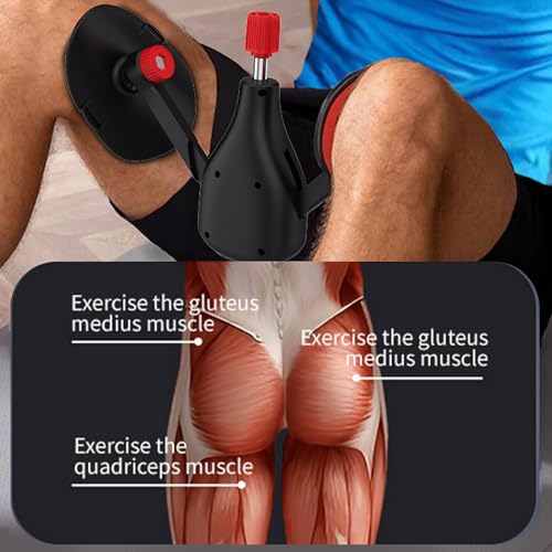 Bula Bola Thigh Trainer Pro 0-77 lbs Adjustable Resistance, Inner Thigh & Pelvic Floor Kegel Exerciser with Arm Workout Ha...
