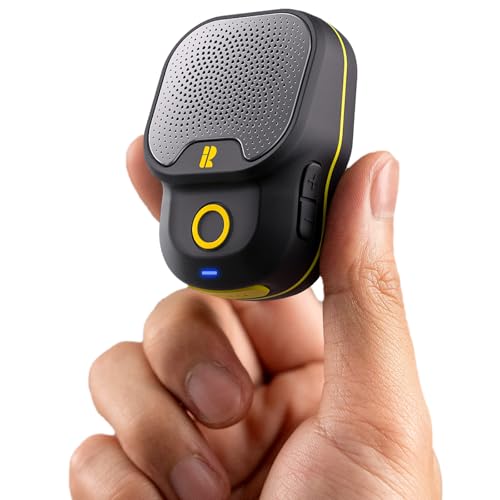 Rythflo Wearable Bluetooth V5.3 Speaker, 30H Working Time Clip-On Wireless Jobsite Water-Resistant TWS Portable Speaker, I...
