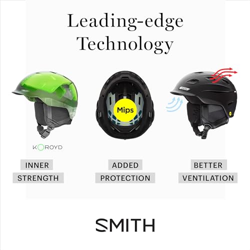 Smith Method Helmet – Adult Snowsports Helmet with MIPS Technology + Zonal Koroyd Coverage – Lightweight Protection for Sk...