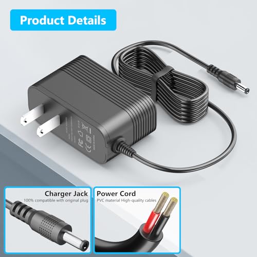26V Charger for Flyby F1Pro Massage Gun Compatible with MaxKare XKPC-8000 Deep Tissue Massage Gun for Replacement GQ24-260...