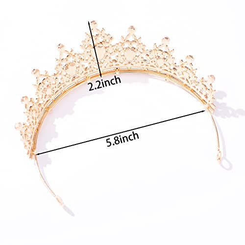 FORSEVEN Crystal Tiaras for Women, Wedding Tiaras and Crowns for Women Tiaras for Birthday Party Princess Crown Hair Acces...