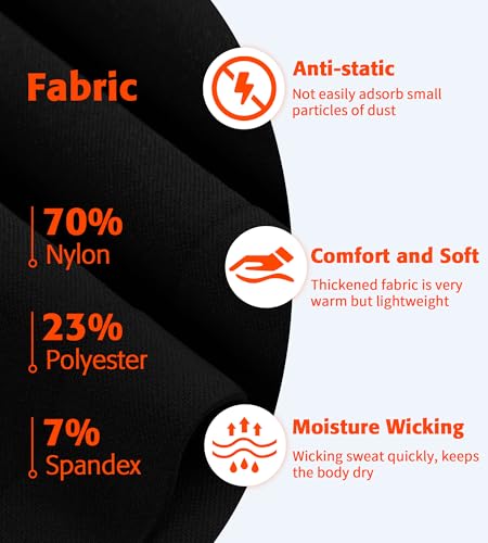 ATTRACO Womens Thermal Underwear Top and Bottom Sets Women Long Johns Warm Base Layer for Cold Weather