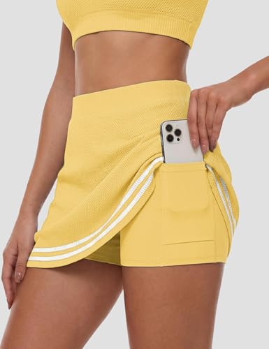TQD 2 Piece Workout Sets for Women Tennis Mini Skirt Set with Shorts Tank Top and Short Athletic Summer Outfits Trendy 2026