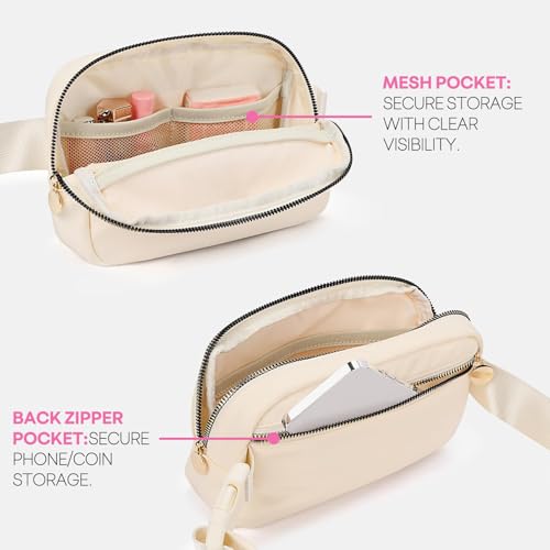 mibasies Initial Fanny Pack for Girls, Birthday Gifts for 4 5 6 7 8 9 10 11 12 13 Teen Girl - Cute Personalized Trend Stuf...