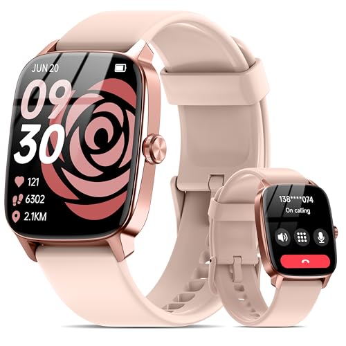 SAIKATI Smart Watch for Men Women Bluetooth Call, 1.85" HD Touch Screen AI Voice Smartwatch, Fitness Tracker with Sleep/He...