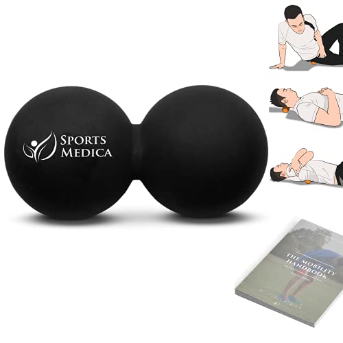 Peanut Massage Ball - Double Lacrosse and Peanut Ball Therapy | Trigger Point Deep Tissue Exercise | Back Muscle Foam Roll...