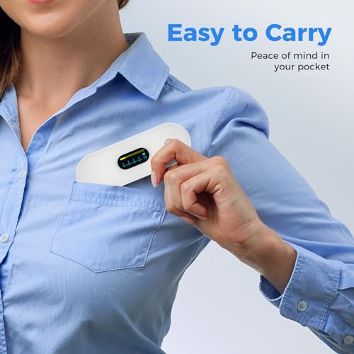 OVIIN Portable Heart Rate Monitor, Wireless Home Use Heart Rhythm Tracker, Heart Monitoring Devices,Smartphone App Compati...