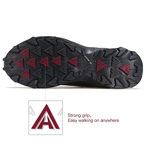 HUMTTO Men's All-Terrain Waterproof Hiking Boots Lightweight Breathable Outdoor Ankle Boots Trekking Hiking Shoes