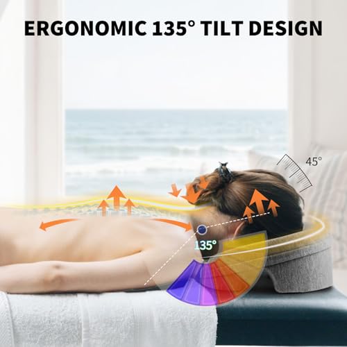 Face Down Pillow Massage Headrest for Bed, Stomach Sleeping Pillow, Face Cradle, BBL Pillow After Surgery Post Eye Surgery...