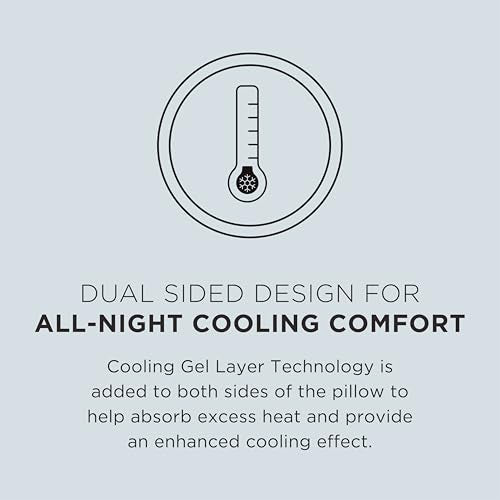 Tempur-Pedic TEMPUR-Cloud Dual Cooling Pillow, King (Pack of 1), White