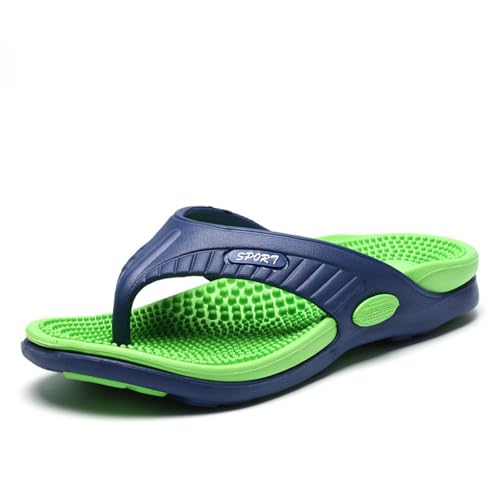 Nkgra Acupressure Massage Slippers for Women Plantar Fasciitis Arch Support Flip Flops Non-Slip Shock Absorption Sandals O...