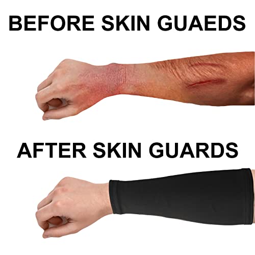 Eurzom 4 Pairs Arm Protection Sleeve for Men Women Sun Forearm Arm Protector Cover Sleeve for Sports Skin Gardening Work(9...