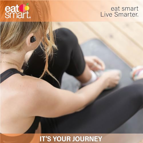 Eat Smart Digital Bathroom Scale with Extra Large Easy to Read Lighted Display, Weight Tracking, Includes Body Tape, Grey ...