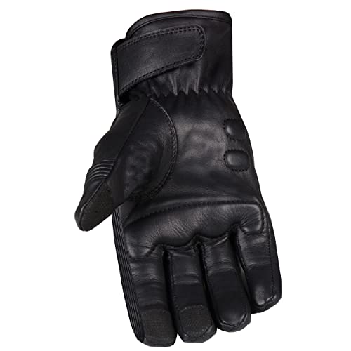 Jackets 4 Bikes Motorcycle Leather Gloves for Men Women - Touch Screen, Gel Padding, Knuckle & Palm Protection, Motorbike ...