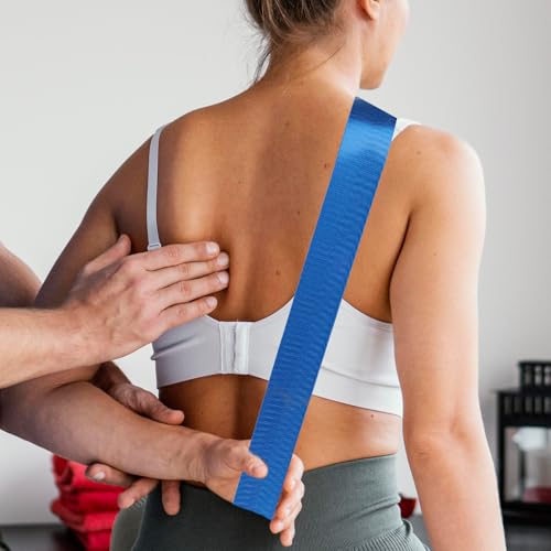 Mobilization Belt, Adjustable Physical Mulligan Mobilization Band Pt Strap with Thick Cushioning Pad for Yoga Exercise Str...
