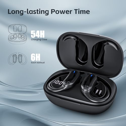 TRAUSI Wireless Earbuds, Bluetooth 5.4 Headphones, True Wireless Stereo Earphones with Noise Cancelling Mic, IPX7 Waterpro...