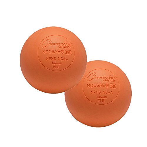 Champion Sports Lacrosse Balls & Rhino Skin Foam Balls – Official Size Balls for Games, Practice & Training, NCAA, NFHS & ...