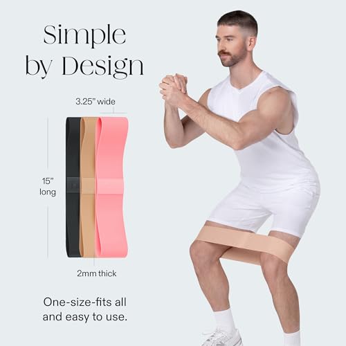 Bala Booty Bands Resistance Bands for Women & Men - Elastic Exercise Bands for Working Out - Wrist, Ankle, Legs & Booty Ba...