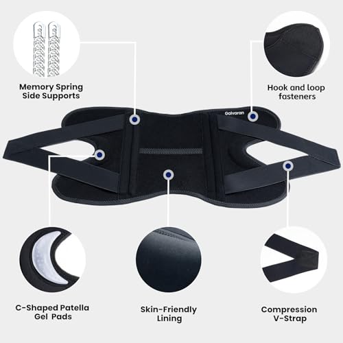 Galvaran Knee Brace for Men & Women - ACL, MCL, Meniscus Tear Support & Arthritis Pain Relief - Stabilizing Knee Braces Su...