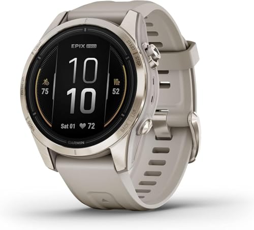Garmin epix Pro (Gen 2) Sapphire Edition, 42mm, High Performance Smartwatch, Advanced Training Technology, Built-in Flashl...