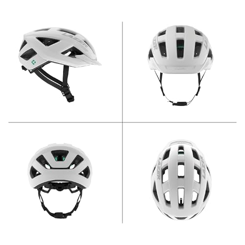 LAZER Cerro KinetiCore Bike Helmet, Bicycling Gear for Adults, Men & Women’s Cycling Head Gear, Matte White, Medium
