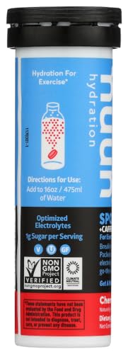 Nuun Energy: Cherry Limeade Electrolyte + Caffeine Tablets (6 Tubes of 10 Tabs)6