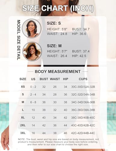 Blooming Jelly Womens One Piece Swimsuit with Swim Skirt Modest Swim Suits 2026 Slimming Bathing Suits