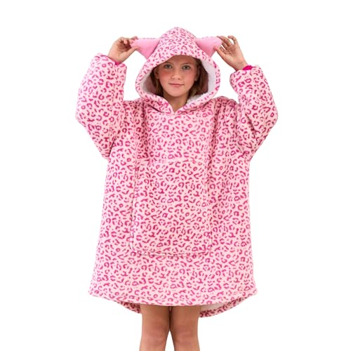 Unicorn Wearable Blanket Hoodie for Girls Unicorn Oversized Hoodie for Kids