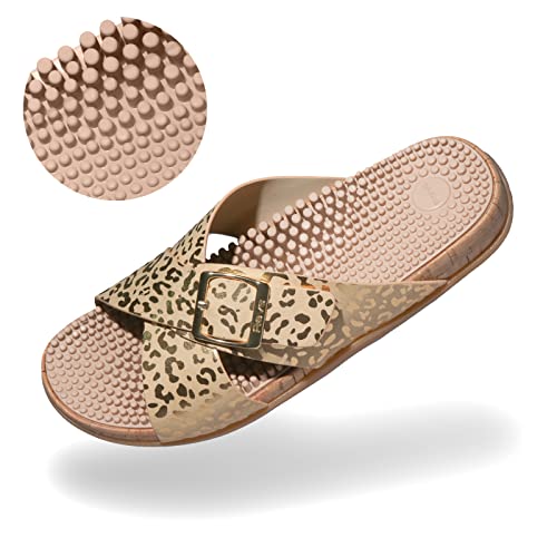 Revs Premium Reflexology Massage & Acupressure Sandals for Women. Vegan, Shock Absorbing, Cushion Sole with Orthotic Arch....