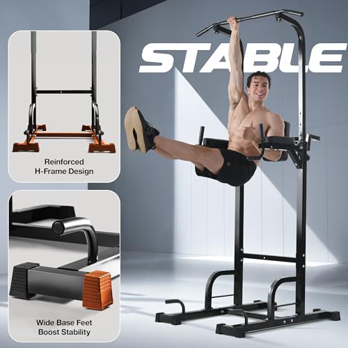 Pull Up Bar Free Standing - Power Tower, Multi-Functional Pullup Dip Station, Calisthenics Equipment Station For Home Gym...