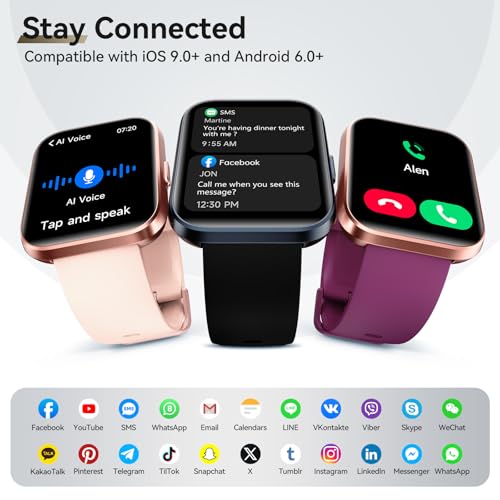 Smart Watches for Men (Android/iPhones), 120+ Sport Modes Fitness Tracker Watch with SpO2/Heart Rate Monitor, Steps/Sleep ...