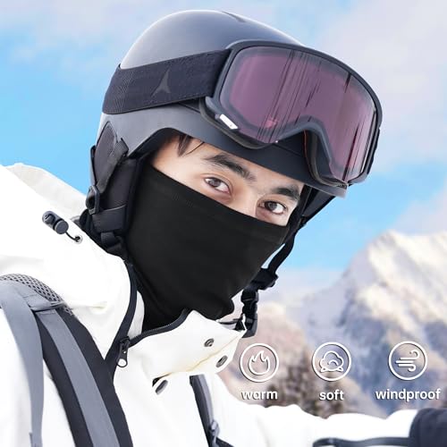 EXski Winter Neck Gaiter Warmer, Soft Fleece Face Mask Scarf for Cold Weather Skiing Cycling Outdoor Sports