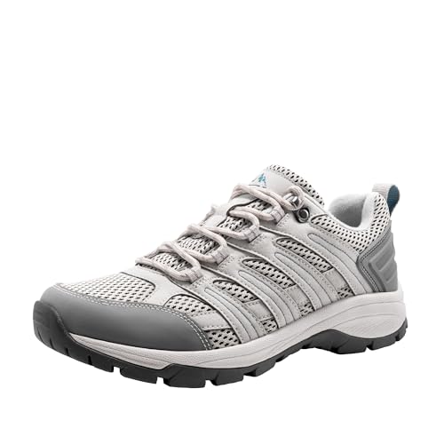 NORTIV 8 Women's Hiking Shoes Lightweight Breathable Mesh Walking Sneakers Outdoor Work Shoes Wander