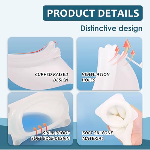 Wearable Urine Collector Set with Silicone Capsule and Breathable Fixing Pants with 1000ml and 2000ml Urine Bags with Adju...