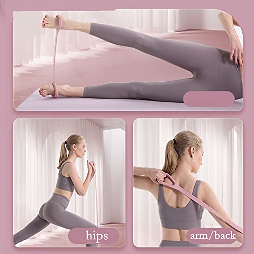 Kvittra Figure 8 Fitness Resistance Band, Arm|Back Training Elastic Ropes - Pure Barre Workout Chest Arm and Shoulder Stre...