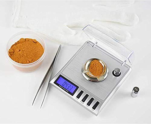 AWS Gemini-20 Milligram Scale 20g x 0.001g–Digital Jewelry/Lab Scale for Powder, Gold, Gems – Includes Calibration Weight...