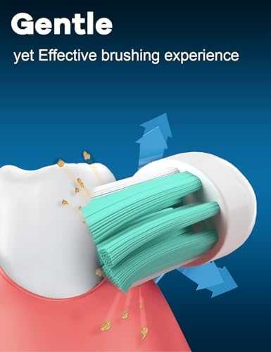 Toothbrush Replacement Heads for Philips Sonicare: Sonic Replacement Heads Compatible with Phillips Electric Toothbrush ProtectiveClean 4100 5100 5300 C2 G2 C1 W, Medium Soft - 8 Pack