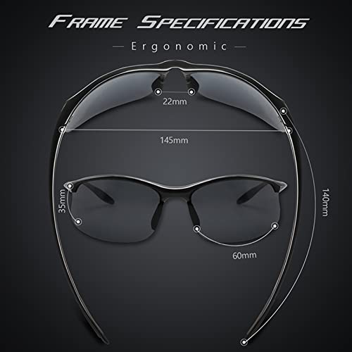 JULI Polarized Sports Sunglasses for Men Women Tr90 Unbreakable Frame for Running Fishing Baseball Driving MJ8002
