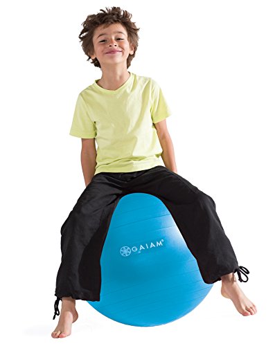 Gaiam Kids Balance Ball - Exercise Stability Yoga Ball, Kids Alternative Flexible Seating for Active Children in Home or C...