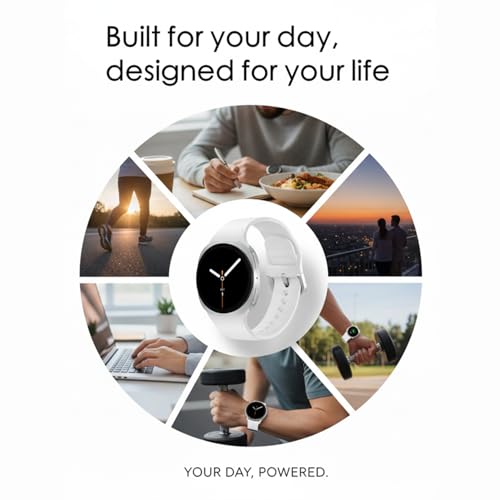 Samsung Galaxy Watch 8 (2025) Bluetooth Smartwatch, Intl Version – Fitness & Sleep Tracking,Heart Rate Monitor, Android Co...