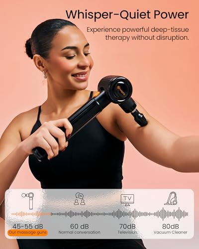 NAPRE Massage Gun with Extension Handle and 3 Adjustable Angles,Valentine's Day Gifts,Deep Tissue Back Massage for Neck/Sh...