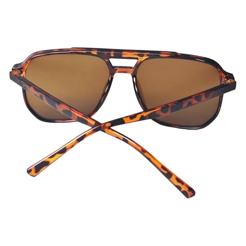 boqopod Retro Square Aviator Sunglasses Women Men UV400 Vintage Trendy Rivet Narrow Frame Sun Glasses SG97113