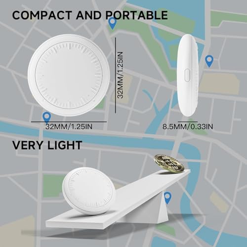 Mini GPS Tracker for Vehicles,Car Tracker Device Hidden for Vehicles Work with Find My (iOS Only) GPS Tracking for Vehicle...