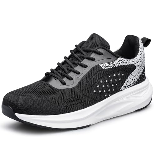 TIANYUQI Men's Non Slip Running Sneakers Walking Shoes Lightweight Breathable Comfortable Athletic Fashion Sneakers Mesh W...
