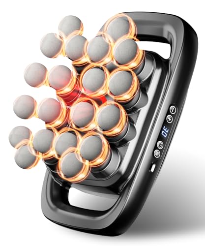 20 Head Massage Gun Deep Tissue Percussion Massager with 3 Modes&30 Intensities-Muscle Massage Gun for Back/Shoulder/Foot/...