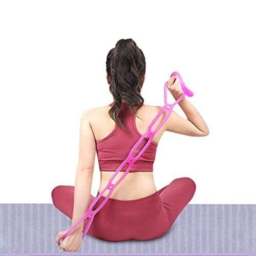 7 Ring Stretch Resistance Exercise Band, Miracle Miles Band, Yoga Stretching, Arm, Shoulders Foot, Leg Fitness Home Gym Ph...
