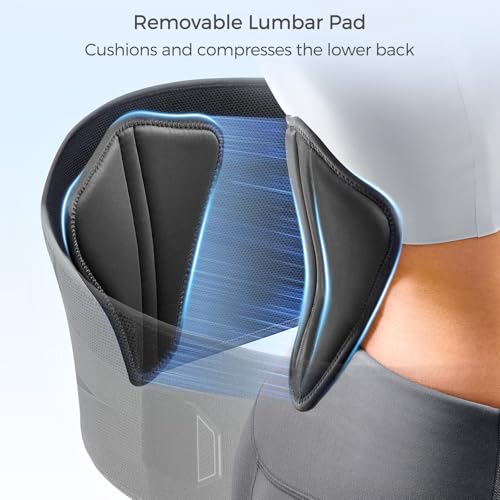 FREETOO Back Brace for Lower Back Pain Relief with Pulley System,Lumbar Support Belt for Men & Women with Lumbar Pad, Ergo...