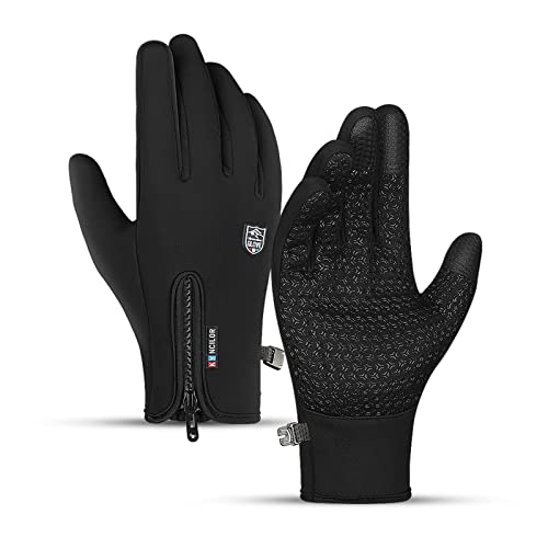 TEMEI Winter Thermal Gloves for Men and Women, Waterproof Windproof and Non-Slip Gloves, Warm Touch Screen Gloves for Outd...