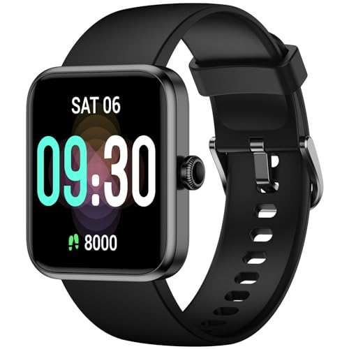 TYKOIT Smart Watch, Fitness Tracker with Heart Rate Monitor, Blood Oxygen, Sleep Tracker, 41mm Touchscreen Smartwatch for ...